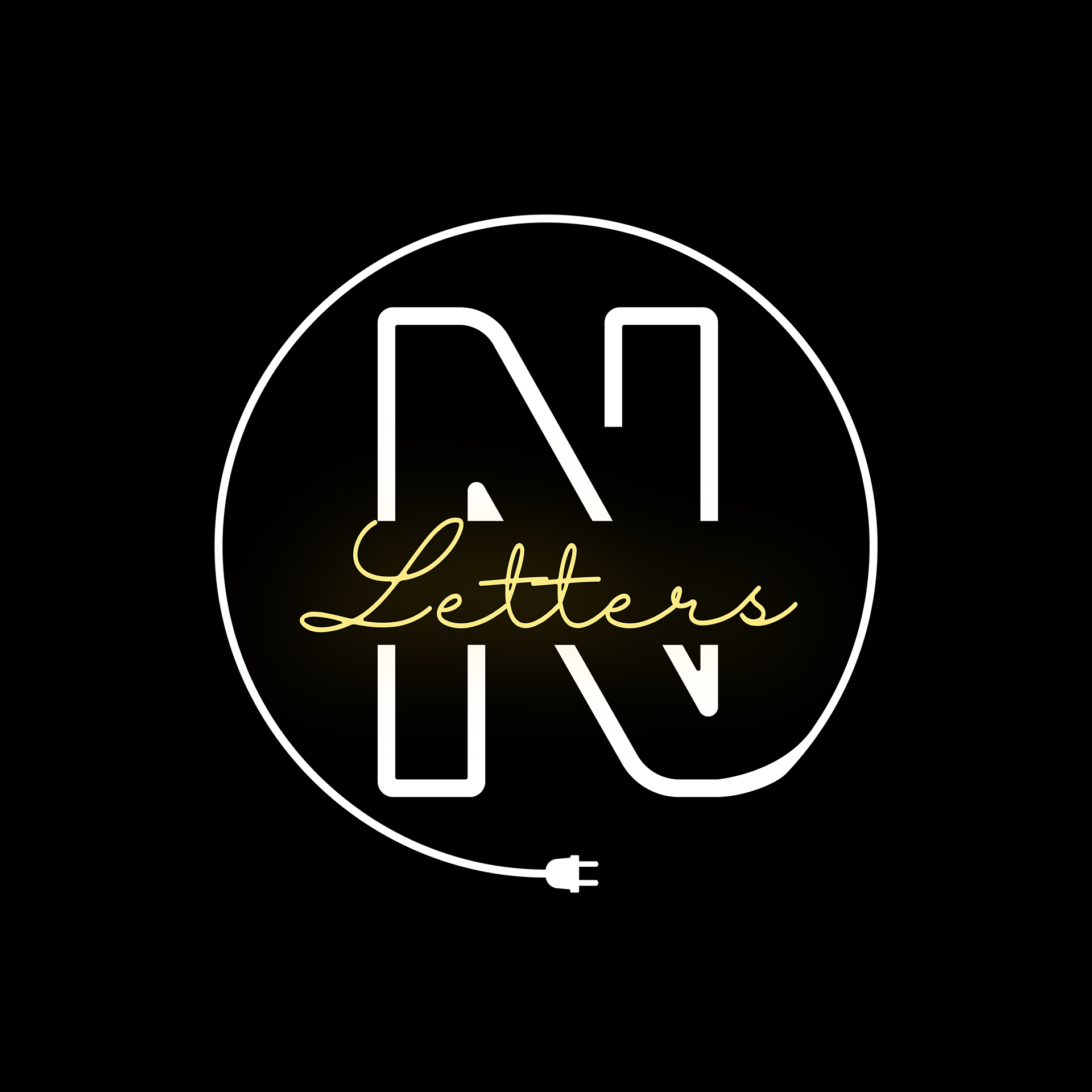 Logotipo Neo Letters Neon